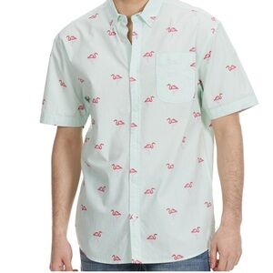 Alpha Beta Flamingo Button-Down Shirt